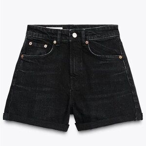 Zara Black Denim Women's Shorts